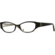 Nicole Miller Collection NL Eclair SENL ECLA00 Single Vision Prescription Eyewear - Black Palm SENL ECLA005130 BK