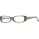 Nicole Miller Collection NL Merci SENL MERC00 Single Vision Prescription Eyewear - Amber SENL MERC005030 TO