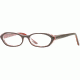 Nicole Miller Collection NL Scandale SENL SCAN00 Progressive Prescription Eyeglasses - Bamboo SENL SCAN005240 BN