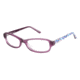 Nicole Miller Corinna Eyeglass Frames - Frame Purple / Floral, Size 48/15mm NMCORINNA02