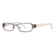 Nicole Miller Cornelia Bifocal Prescription Eyeglasses - Frame Dust Rose/Light Pink, Size 53/17mm NMCORNELIA02