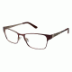 Nicole Miller East Eyeglass Frames - Frame MATTE BROWN, Size 54/17mm NMEAST02