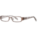 Nicole Miller Edgy SENM EDGY00 Bifocal Prescription Eyeglasses - Brown Web SENM EDGY005135 BN