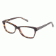 Nicole Miller Ellery Single Vision Prescription Eyeglasses - Frame BLACK/TORTOISE, Size 53/15mm NMELLERY01