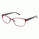 Nicole Miller Esme Bifocal Prescription Eyeglasses - Frame MATTE BURGUNDY, Size 53/16mm NMESME03