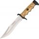 Nieto Cuchillo Cetreria Fixed Blade Knife, SS Plain Clip Blade, Olive Wood handle NIE2402