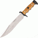 Nieto Cuchillo Cetreria Fixed Blade Knife, SS Plain Bowie Blade, Olive Wood handle NIE2403