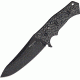 Nieto Pro Tech Spindrift Fixed Blade Knife,Plain Edge Blade,Black And Grey G-10 Handle PTKSD4
