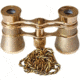 LaScala Optics CARMEN Opera Glasses - Titanium Body, Golden Rings