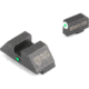 Night Fision Perfect Dot Tritium Night Sight Set, Accur8 Front/Square Rear, Glock 17/17L, GLK001015WGZ