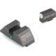 Night Fision Perfect Dot Tritium Night Sight Set, Accur8 Front/Square Rear, Glock 17/17L, GLK001015WGZ