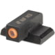 Night Fision OEM Height Tritium Pistol Night Sight, Smith &amp; Wesson Bodyguard 2.0, Orange Front Ring, SAW-208-001-OGXX