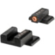 Night Fision OEM Height Tritium Pistol Night Sight, Smith &amp; Wesson Bodyguard 2.0, Orange Front, Blank Rear, SAW-208-024-OGZX