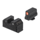 Night Fision Night Fision Optics Ready Stealth Series Tritium Pistol Night Sight, Glock, Front &amp; Rear, Orange Front, Green Rear, NF-GLK-003-220-227-OGZG