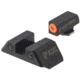 Night Fision Standard Height Night Sight Set, Glock 48, Orange Front Ring, GLK-005-003-OGZG