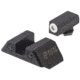 Night Fision Standard Height Night Sight Set, Glock 48, White Front Ring, GLK-005-003-WGZG
