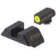 Night Fision Standard Height Night Sight Set, Glock 48, Yellow Front Ring, GLK-005-003-YGZG