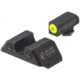 Night Fision Standard Height Night Sight Set, Glock 48, Yellow Front Ring, U Notch Rear, GLK-005-007-YGZG