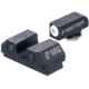 Night Fision Standard Height Night Sight Set, Taurus G3c/GX4, White Front Ring, U Notch Rear, TAU-252-007-WGZG