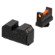 Night Fision Optic Height Fiber Sight Set, Glock 17/19/45/48 w/ RMR/507c/SRO/ACRO, Red Front, Black, GLK-001-330-353-RFZX