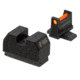 Night Fision Optic Height Fiber Sight Set, Sig P320 w/ RMR/507c/SRO, Red Front, Black, SIG-183-345-332-RFZX