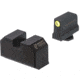 Night Fision Optic Plate + Tritium Ylw Front Sight Combo ACRO to Glock Full Size MOS, Black, GLK-OPBS-ACRO-MOS-YGZX
