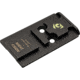 Night Fision Optic Plate + Tritium Ylw Front Sight Combo ACRO to Glock Full Size MOS, Black, GLK-OPBS-ACRO-MOS-YGZX