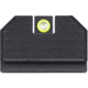 Night Fision Optic Plate + Tritium Ylw Front Sight Combo EPS to Glock Full Size MOS, Black, GLK-OPBS-EPS-MOS-YGZX