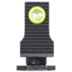 Night Fision Optic Plate + Tritium Ylw Front Sight Combo EPS to Glock Full Size MOS, Black, GLK-OPBS-EPS-MOS-YGZX