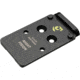 Night Fision Optic Plate + Tritium Ylw Front Sight Combo RMR/507c to Glock Full Size MOS, Black, GLK-OPBS-RMR-MOS-YGZX