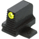 Night Fision Optic Plate + Tritium Ylw Front Sight Combo RMR/507c to Sig P320, Black, SIG-OPBS-RMR-P320-YGZX