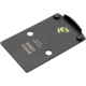 Night Fision Optic Plate + Tritium Ylw Front Sight Combo RMR/507c to Sig P320, Black, SIG-OPBS-RMR-P320-YGZX