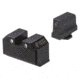 Night Fision Optics Ready Stealth Lower 1/3rd Night Sight Set, Glock 17/19/34 w/ RMR/507c/SRO/ACRO, Black Front, Black, GLK-001-330-353-ZGZG