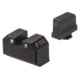 Night Fision Optics Ready Stealth Lower 1/3rd Night Sight Set, Glock 17/19/34 w/ RMR/507c/SRO/ACRO, Black Front, Black, GLK-001-330-353-ZGZG