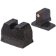 Night Fision Optics Ready Stealth Heckler &amp; Koch Night Sight Set, HK VP9 w/ RMR/507c/508t, Orange Front Ring, Blank Rear Sight, HAK-127-350-387-OGZX