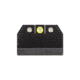 Night Fision Optics Ready Stealth Night Sight Set for Sig P320/RMR/507c/508t/Romeo Pro w/ Yellow Front Ring, Black, One Size, SIG-180-345-332-YGZG
