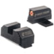 Night Fision Optics Ready Stealth Springfield Armory Night Sight Set, Springfield Hellcat OSP/XD-S w/ 507k, Orange Front Ring, Blank Rear Sight, SPR-229-248-268-OGZX