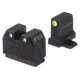 Night Fision Optics Ready Stealth Night Sight Set, Sig P320 w/ DPP/509t/Acro, Yellow Front, Black, SIG-180-455-440-YGZG
