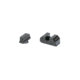 Night Fision Optics Ready Stealth Series Sights, Black Front and Rear Sights, Fits Glock 43/42/43X MOS, .220"-.227" Blade Height, Nitride Finish, Black, GLK-003-220-227-ZXZX