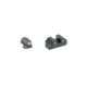 Night Fision Optics Ready Stealth Series Square-Notch Tritium Night Sights, Glock 43X MOS, 220-227in Blade Height, Yellow Front Sight/Green Tritium, Black Rear Sight, Black, GLK-003-220-227-YGZG