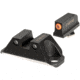 Night Fision Optics Ready Stealth Square-Notch Tritium Pistol Night Sight w/ COA Optic