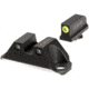 Night Fision Optics Ready Stealth Square-Notch Tritium Pistol Night Sight w/ COA Optic