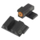 Night Fision Perfect Dot Night Sight Set w/Front, Square Rear, Orange Front w/Green Tritium, Black Rear w/Green T, Fits Springfield XD/XDM/XD Mod. 2, SPR-226-003-OGZG