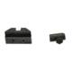 Night Fision Perfect Dot Night Sight Set w/Front, Square Rear, White Front w/Green Tritium, Black Rear w/Green Tr, Fits Glock 20/21/29/30/36/40/41, GLK-002-003-WGZG