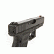 Night Fision Perfect Dot Night Sight Set w/Orange Front, Square White Rear, w/Green Tritium, Glock 17/17L/19/22-28/31-35/37-39, GLK-001-003-OGWG
