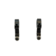 NightForce Standard Duty Rifle Scope Ring Set, Black, 30mm,1.5in,Extra High A419