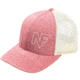 NightForce Trucker Hat, Low Profile, w/ NF Offset Logo, Red Heather, Small, A522-S