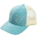 NightForce Trucker Hat, Low Profile, w/ NF Offset Logo, Teal Heather, Small, A521-S