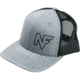 NightForce Trucker Hat, w/ NF Offset Logo, Black/Grey, A520
