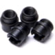 Nighthawk Custom Grip Screw Bushings, Carbon, Fully Machined, Standard, 4-pack, SP0150